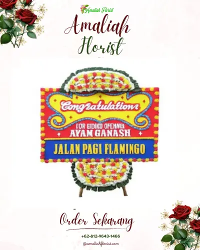 Bunga Papan Congratulation di Gelora
